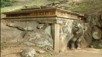 Mihintale Hospital ruins