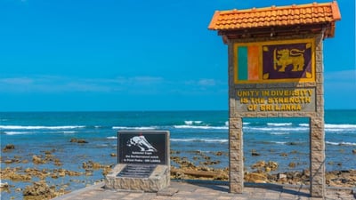 Sri Lanka northern coastline