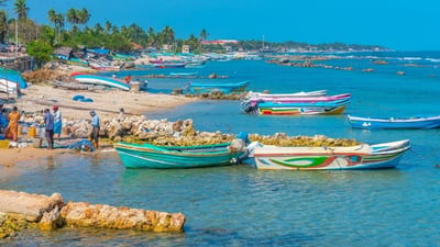 Sri Lanka northern coastline