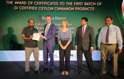 Ceylon Cinnamon receives GI certification from EU