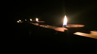 Clay Oil Lamp