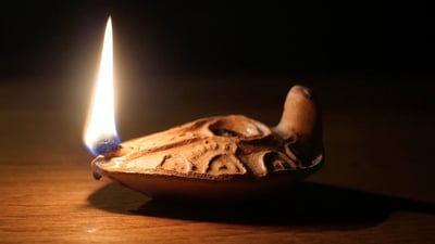 Clay Oil Lamp
