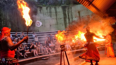 Fire walking