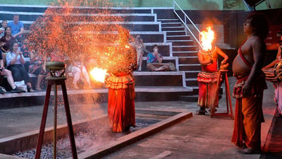 Fire walking