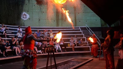 Fire walking