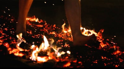 Fire walking