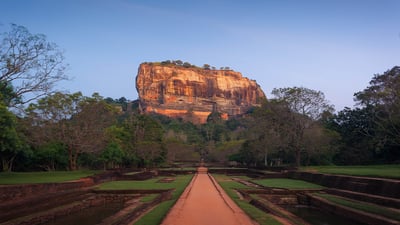 Sigiriya Ancient City and Countryside from Kandy City