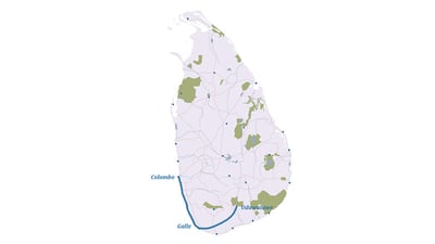 Udawalawe and Galle from Colombo (2 Days)
