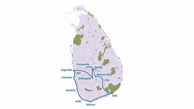 Recorrido por Ceylán (13 días)