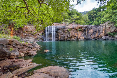 Waterfall Hike and Aboriginal Village Tour from Kandy City