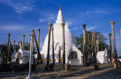 Sacred City of Anuradhapura from Dambulla City