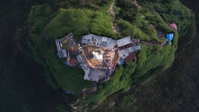 Scenic Flight to Adam's Peak from Colombo City