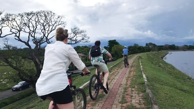 Cycling from Anuradhapura City
