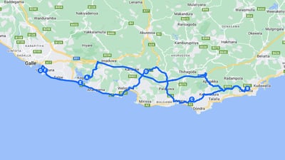 Hidden Temples and Secluded Coastline from Koggala City