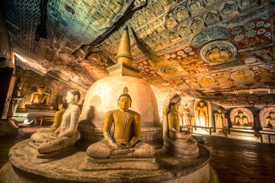 Sigiriya and Dambulla Cave from Kalutara City