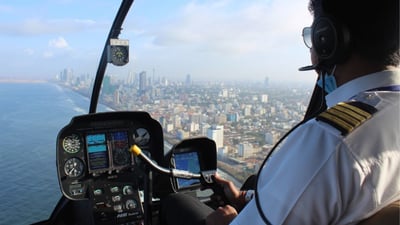 Scenic Flight to Adam's Peak from Colombo City