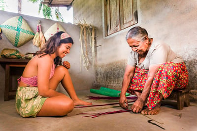 Waterfall Hike and Aboriginal Village Tour from Kandy City