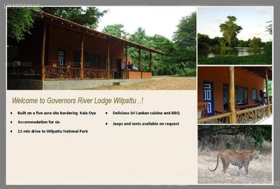 Governors River Lodge Wilpattu