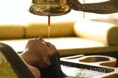 Ayurveda Head Oil Application