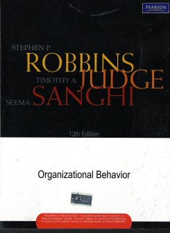 Organizational Behavior – 13Th Ed