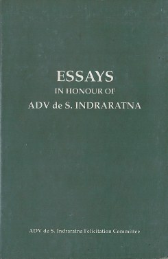 Essays in Honour of Adv De S. Indraratna
