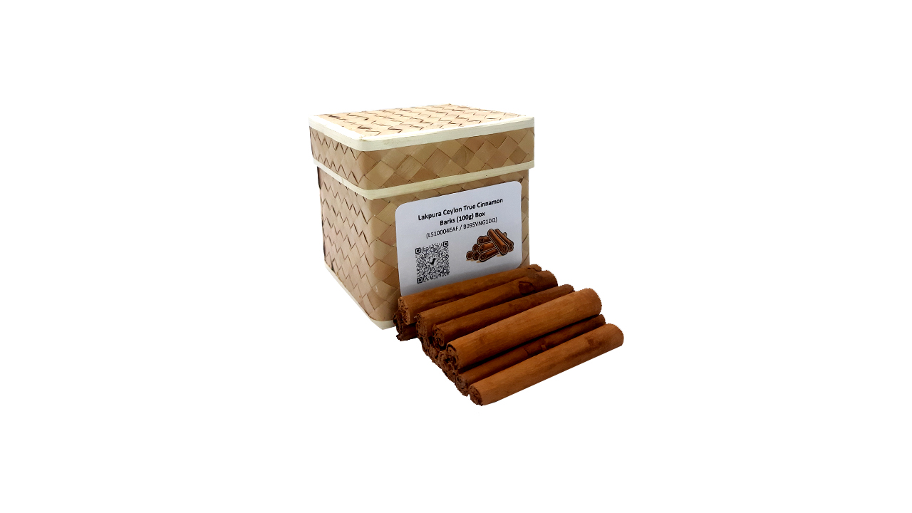 Lakpura Organic Ceylon True Cinnamon Sticks Box