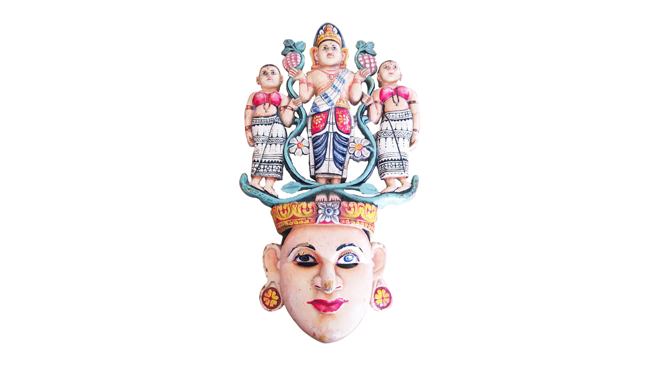 Ananga Bahirava Kolam Mask