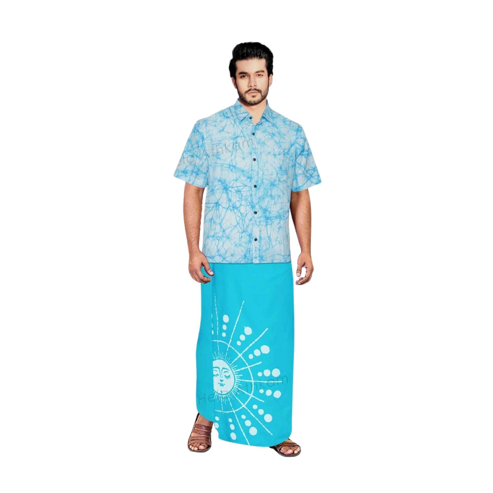 Lakpura® Batik Shirt and Sarong