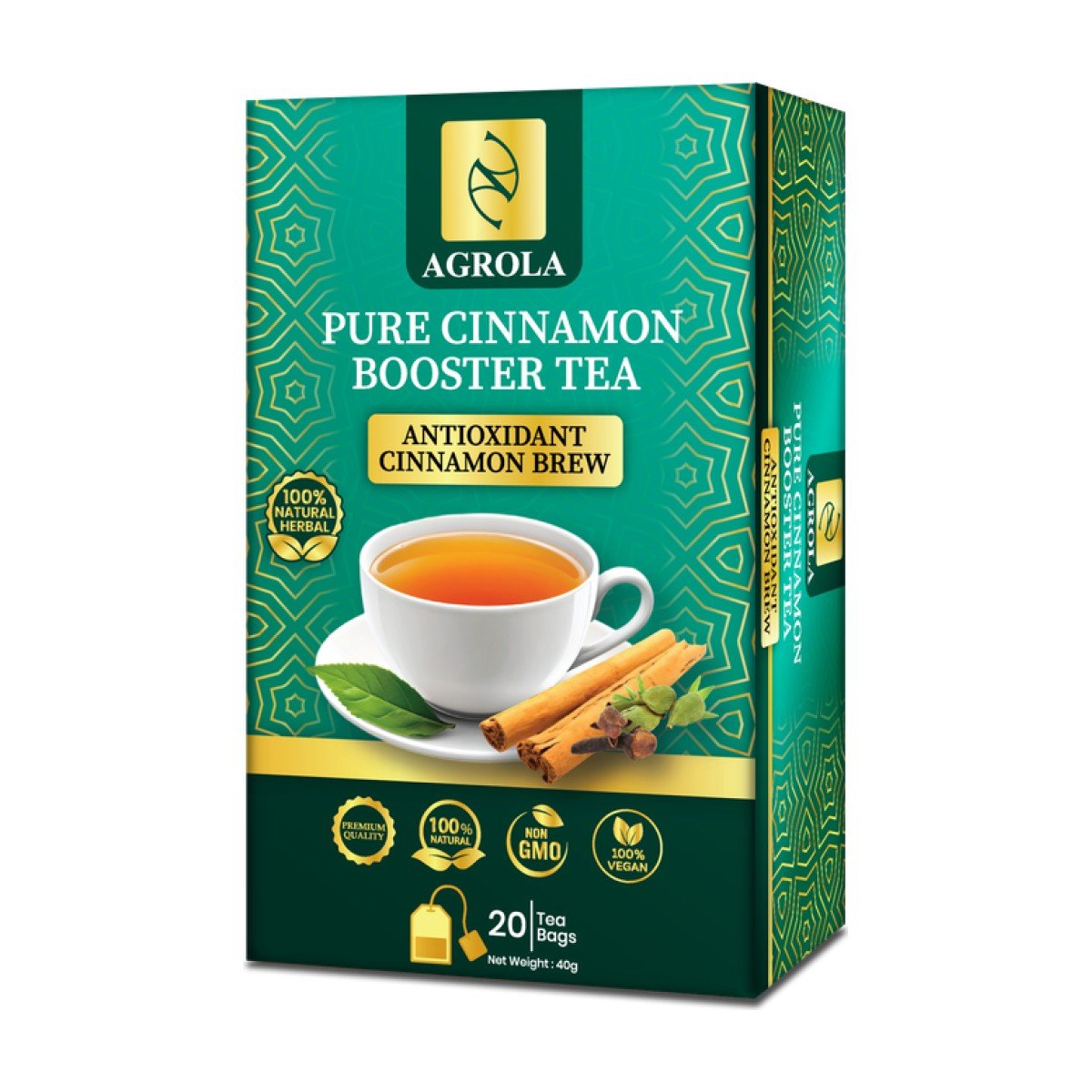 Agrola Ceylon Cinnamon Booster Tea (40g) 20 Tea Bags