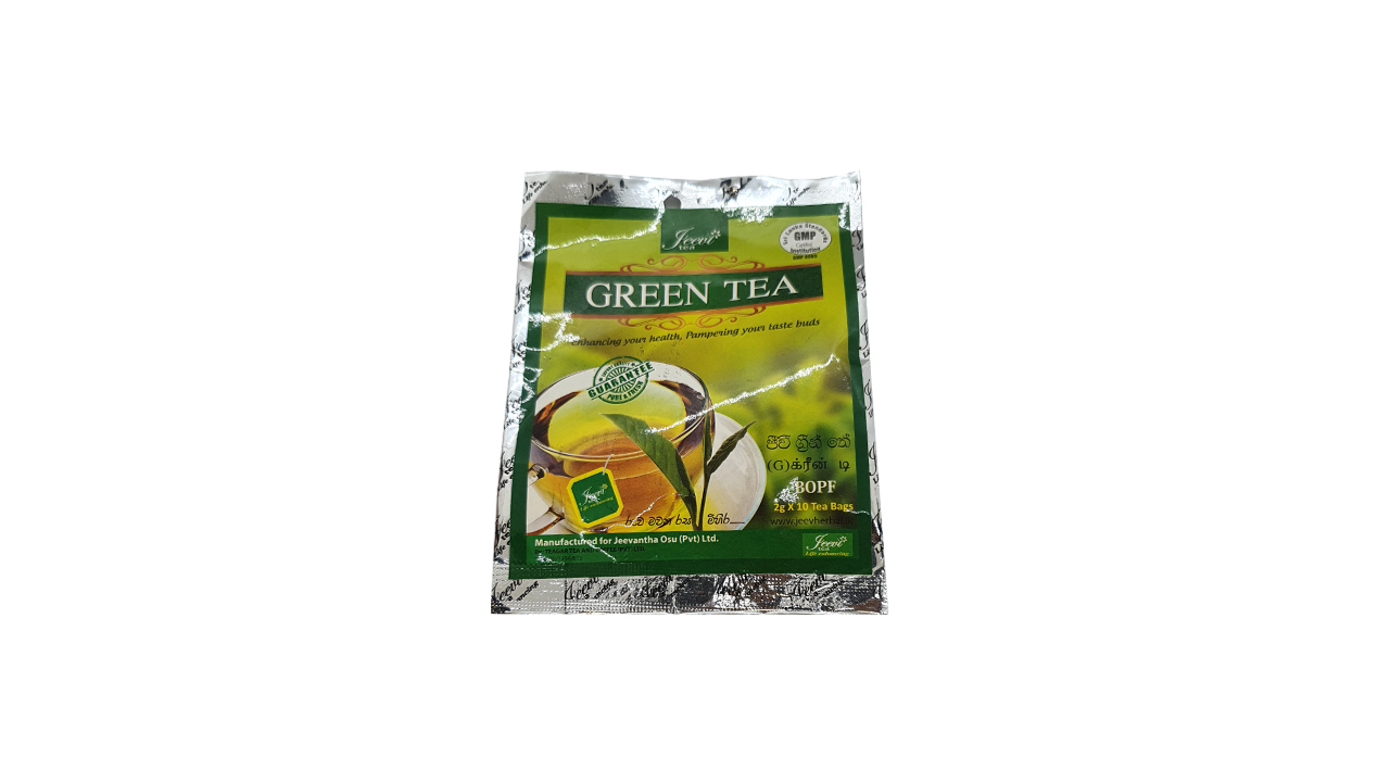 Jeevi Green Tea (20g) 10 Tea Bags