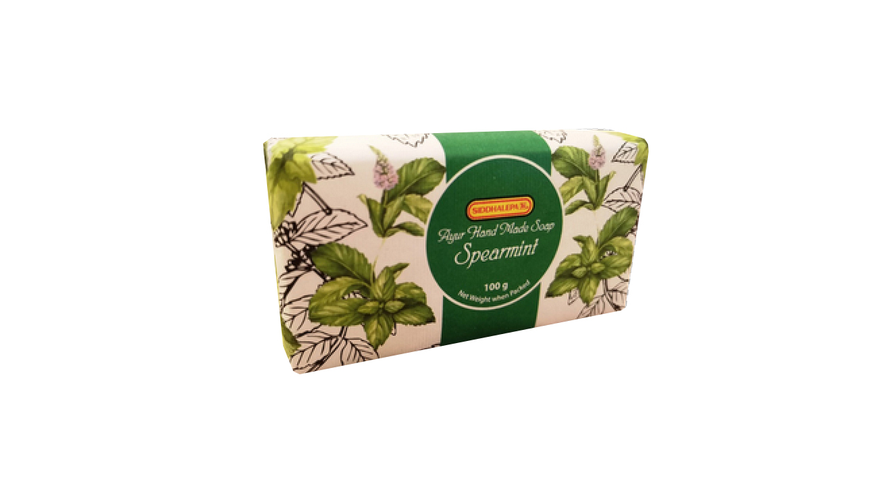 Siddhalepa Hand Made Soap - Spearmint (100g)