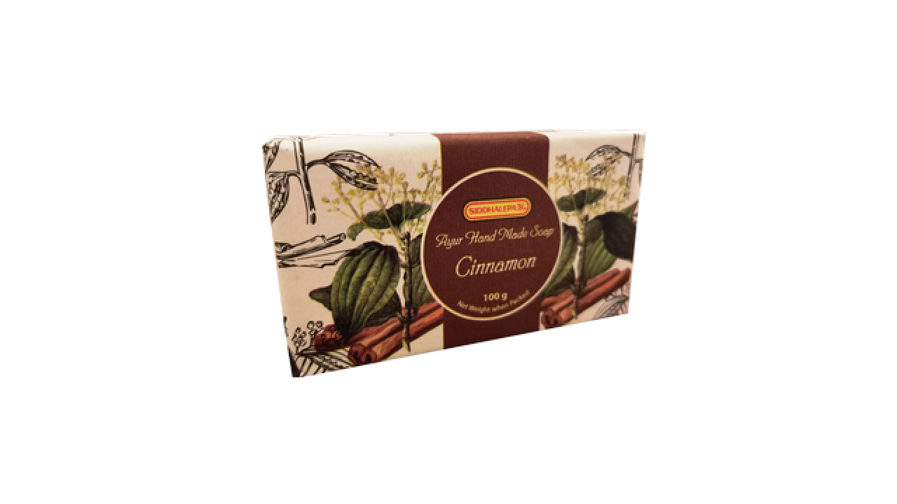 Siddhalepa Hand Made Soap - Cinnamon (100g)