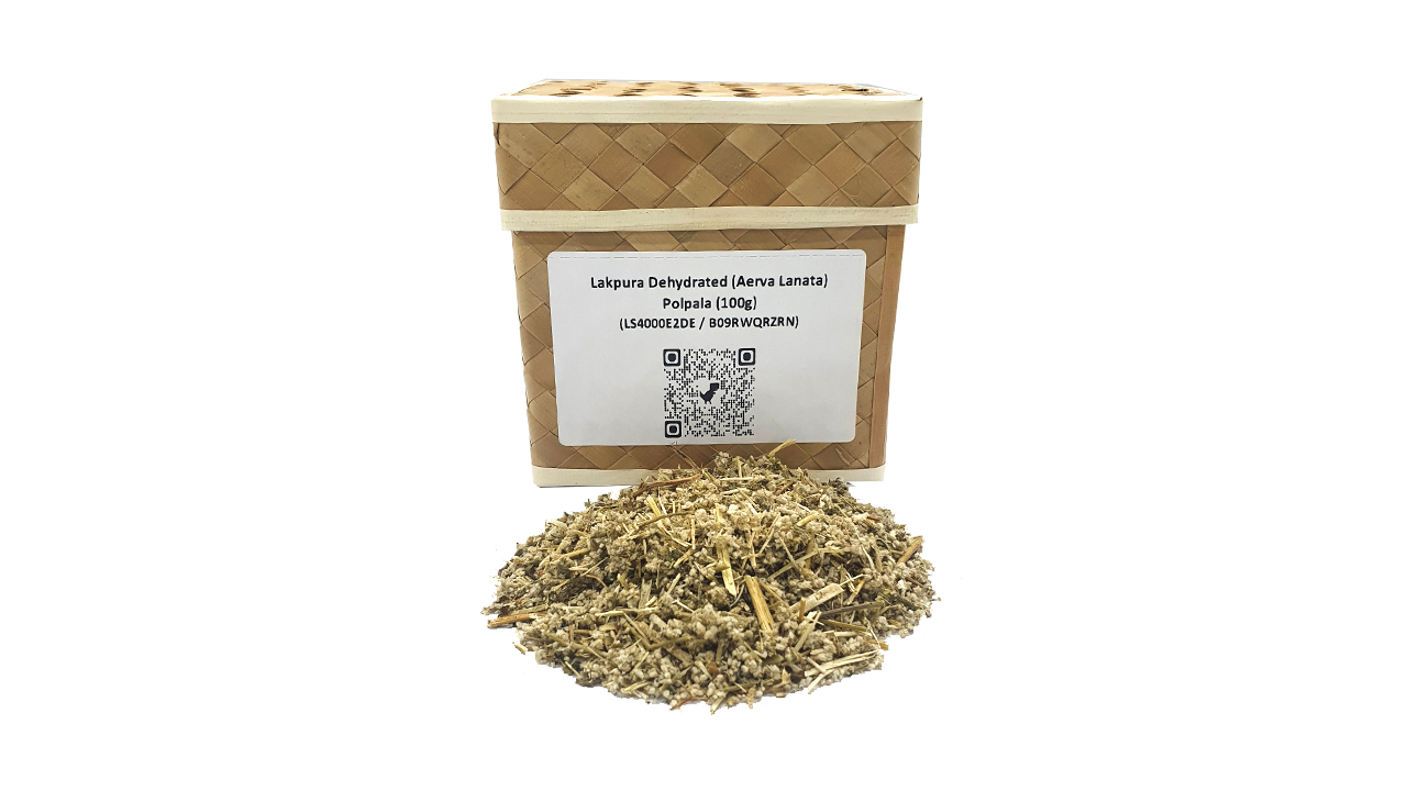 Lakpura Dehydrated (Aerva Lanata) Polpala (100g) Box