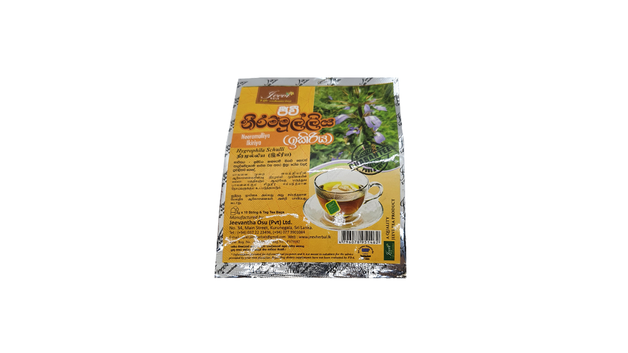 Jeevi Neeramulliya Ikiriya (2g x 10 Tea Bags) 20g