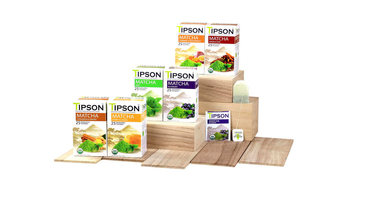 Tipson Organic Matcha Bundle - 6 Pack (225g)