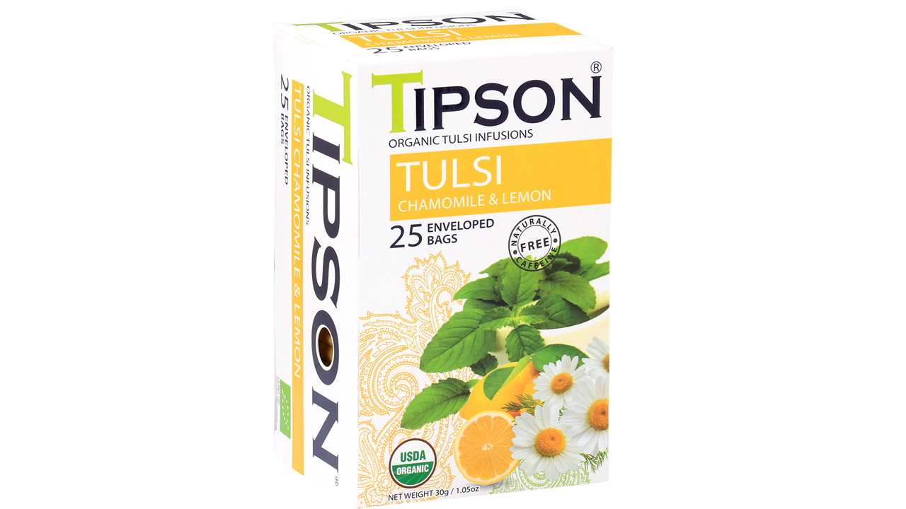 Tipson Organic Tulsi With Chamomile Lemon (30g) 25 Tea Bags