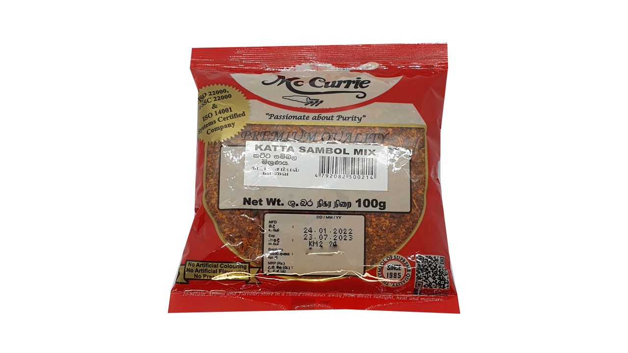 Mc Currie Katta Sambol Mix (100g)