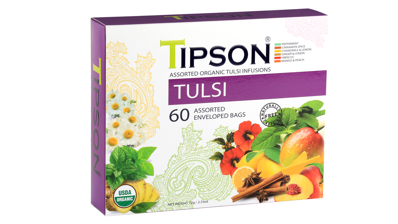Tipson Tea Organic Tulsi Assorted (72g)