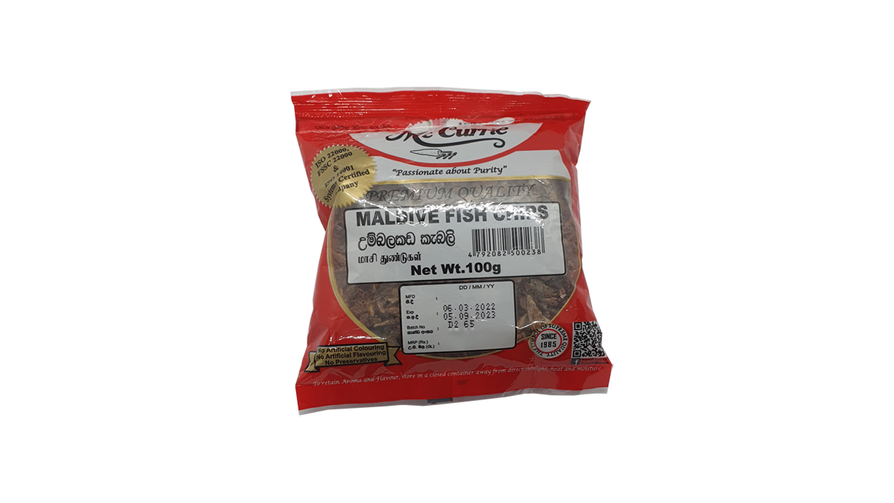 Mc Currie Maldive Fish Chips (100g)