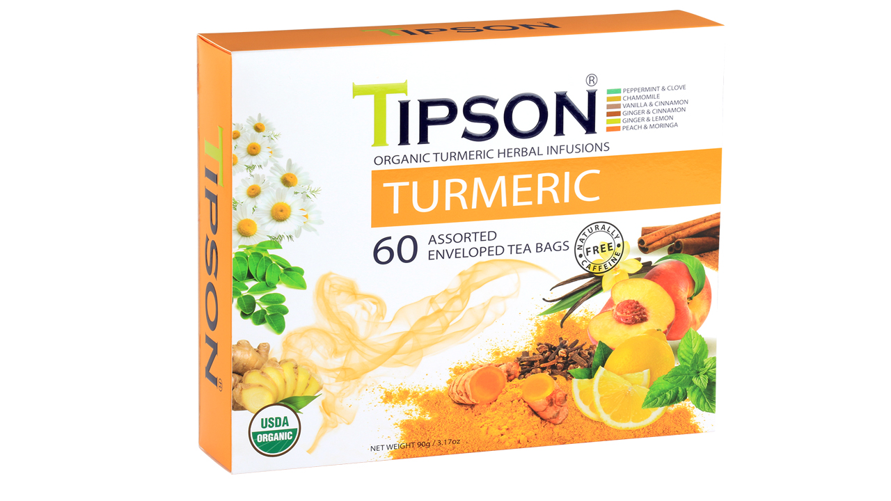 Tipson Organic Turmeric Assorted (90g)
