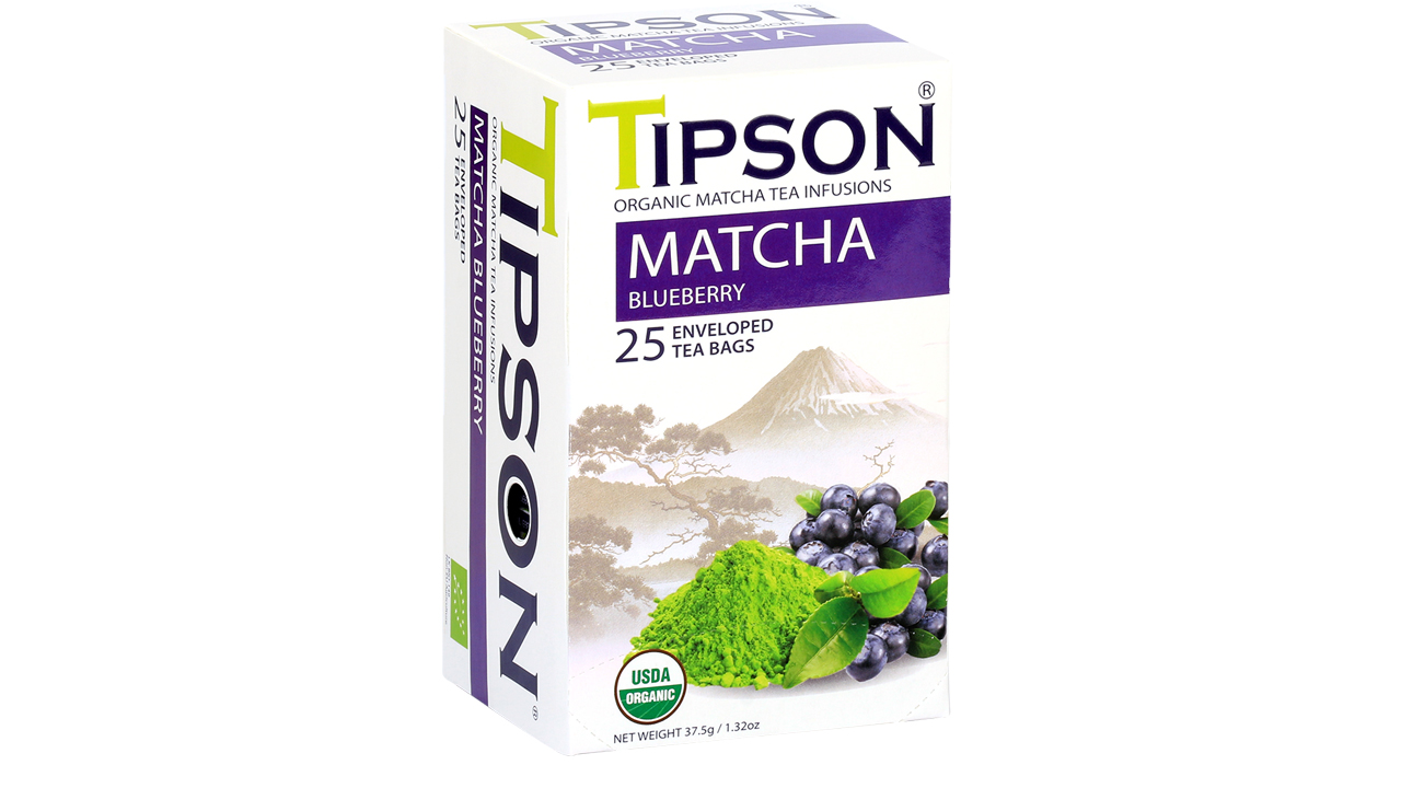 Tipson Matcha Blueberry Tea (37.5g) 25 Tea Bags