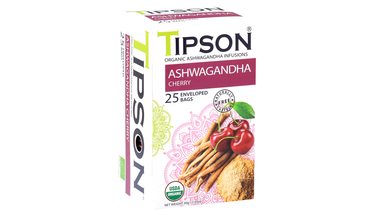 Tipson Tea Organic Ashwagandha with Cherry (30g)