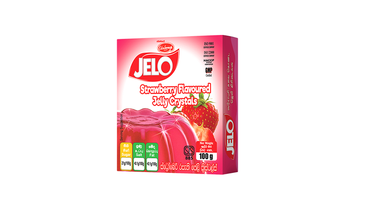 Edinborough Jelo Strawberry Jelly (100g)