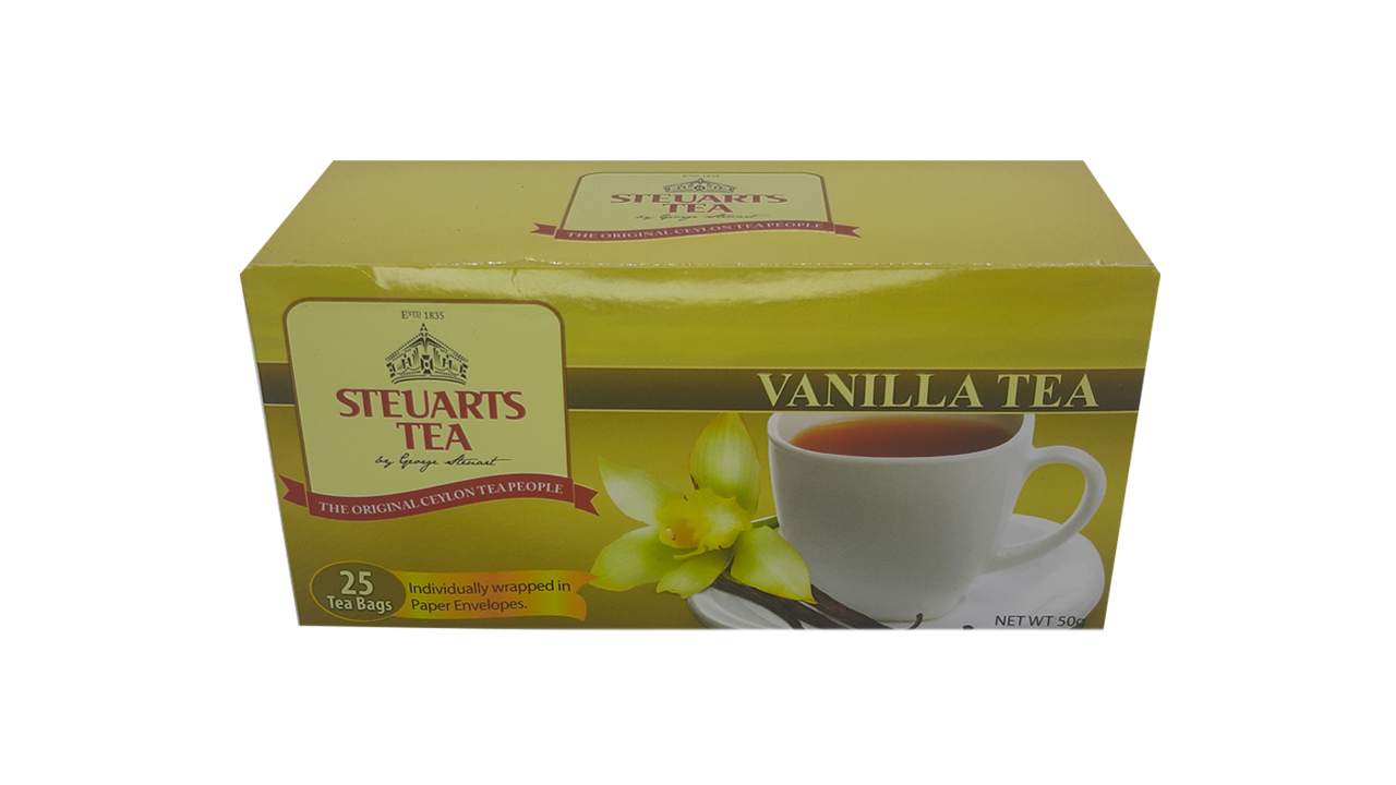 George Steuarts Vanilla Tea (50g) 25 Tea Bags