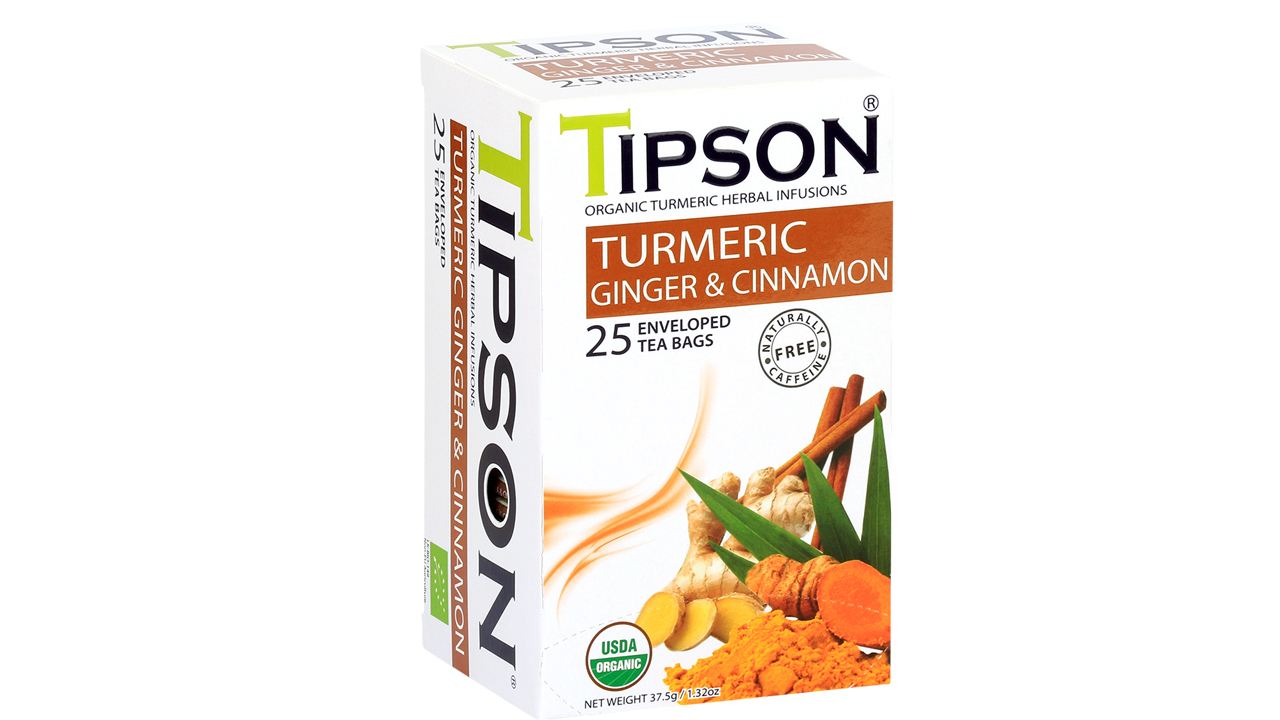Tipson Organic Turmeric Ginger & Cinnamon (37.5g) 25 Tea Bags