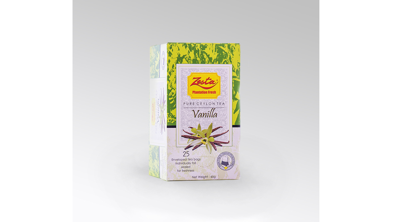 Zesta Vanilla Black Tea (45g) 25 Tea Bags