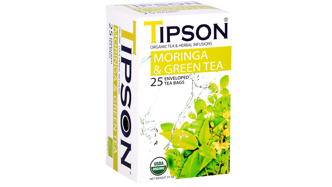 Tipson Tea Organic Moringa & Green Tea (37.5g)