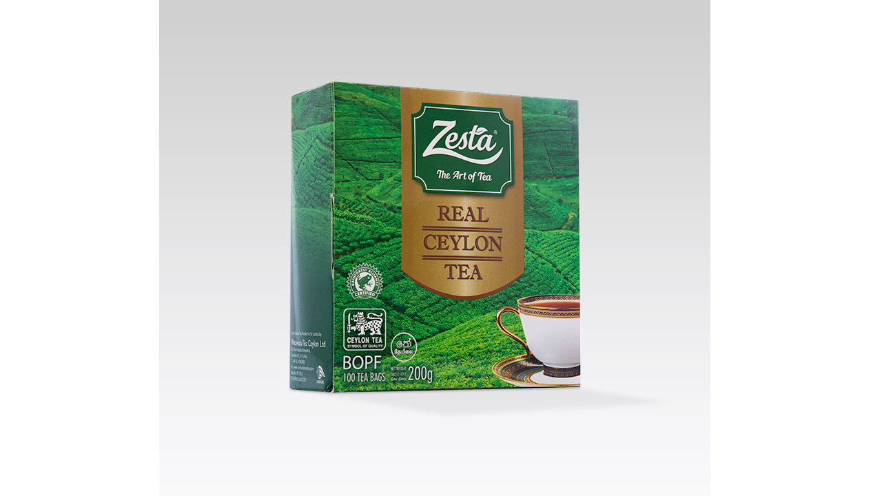 Zesta Real Ceylon Tea (200g) 100 Tea Bags