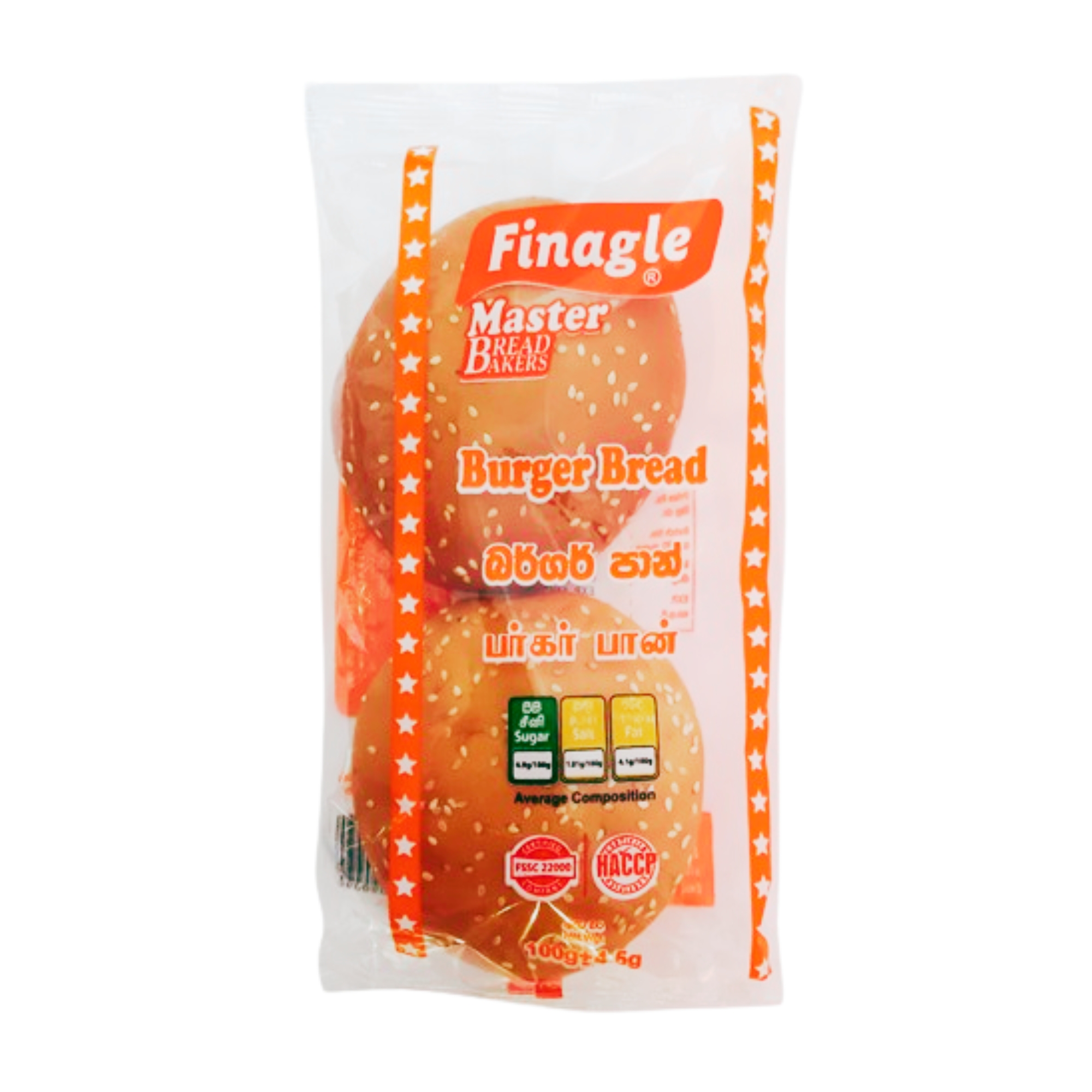 Finagle Burger Buns (100g)
