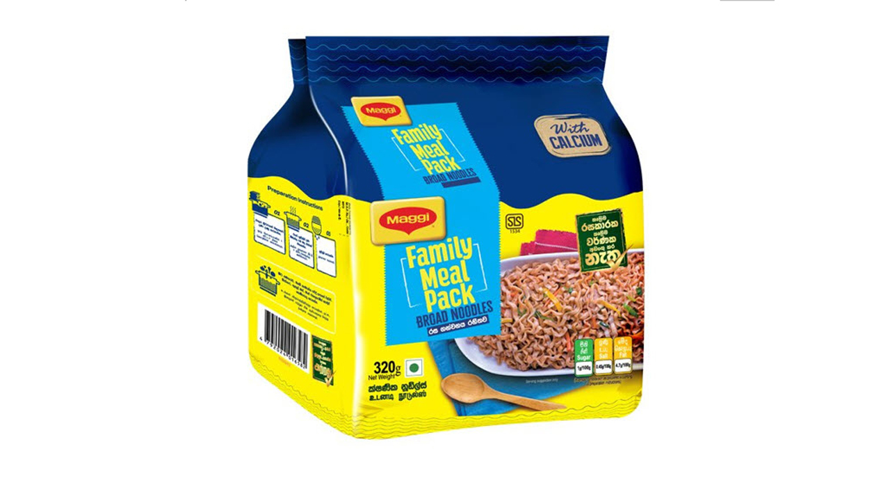 Maggi Family Meal Pack Broad Noodles (320g)